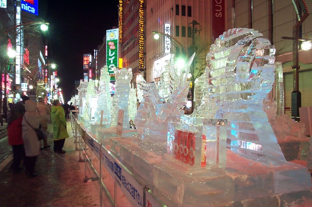 北海道雪祭_燈飾